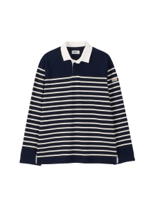 WIRE STRIPE RUGBY LONG SLEEVE T-SHIRT