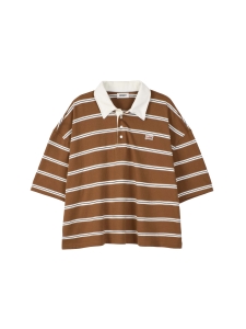WIRE STRIPE RUGBY SHORT SLEEVE T-SHIRT