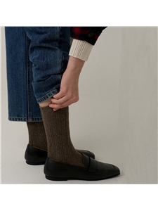 [블랭크03] wool cable cozy socks (3colors)