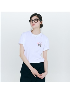 [프라이] 우먼즈 에센셜 블로썸 티셔츠(WHITE)