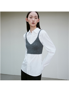 [리이] RIBBED-KNIT BUSTIER