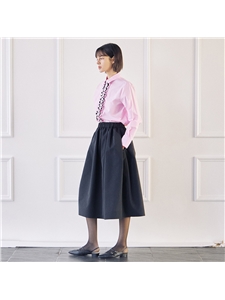 [타브] Simple A line Skirt-Black